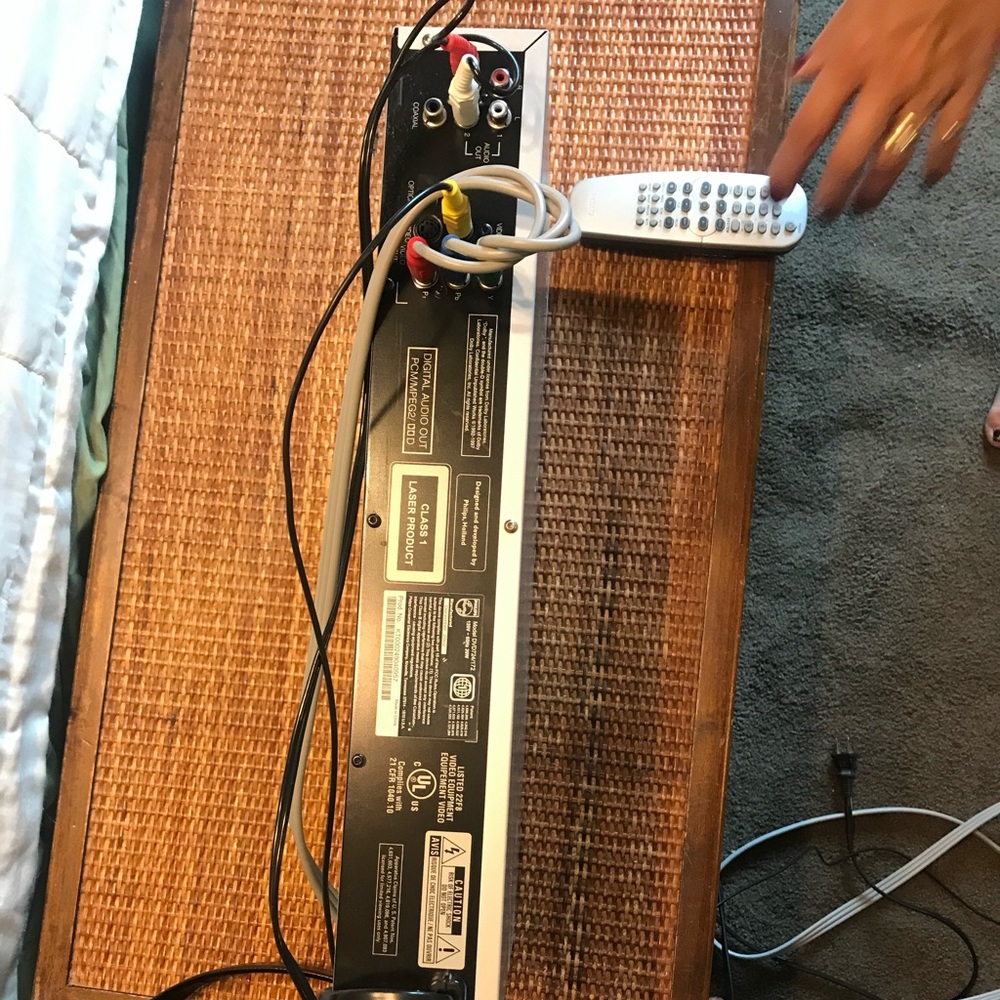 dvd player and remote
